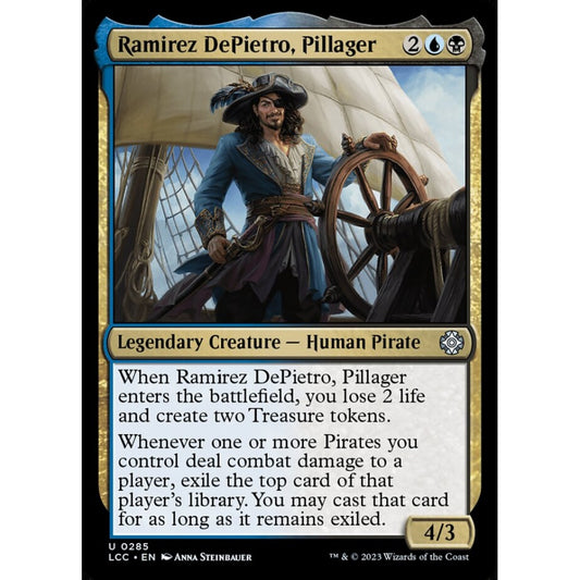 Ramirez DePietro, Pillager, uncommon, 285, Magic the Gathering, The Lost Caverns of Ixalan Commander