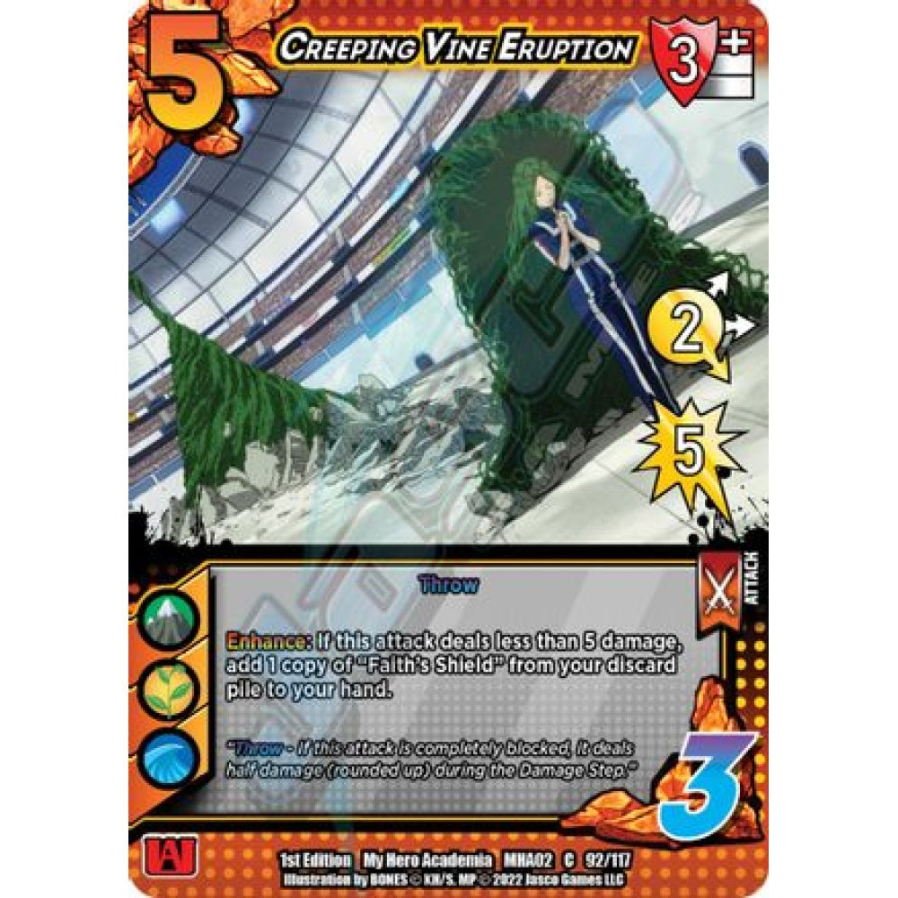 Creeping Vine Eruption, 92/117, C, UniVersus, MHA02 Crimson Rampage