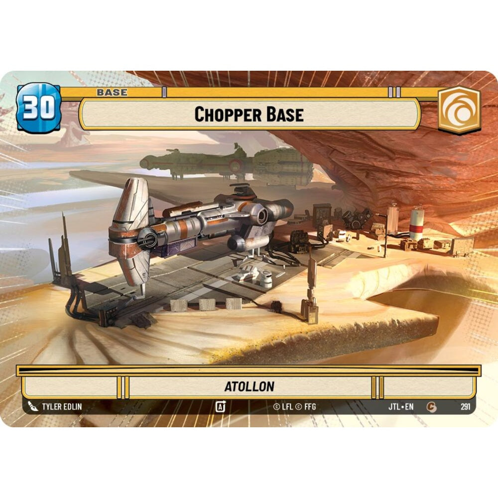 Chopper Base, C, JTL 291) Hyperspace, Star Wars Unlimited
