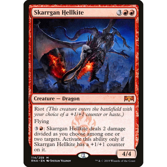 Skarrgan Hellkite mythic 114 Magic the Gathering Ravnica Allegiance