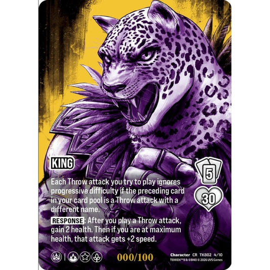 King 4/10 TK802 Universus Tekken 8 Character CHROME