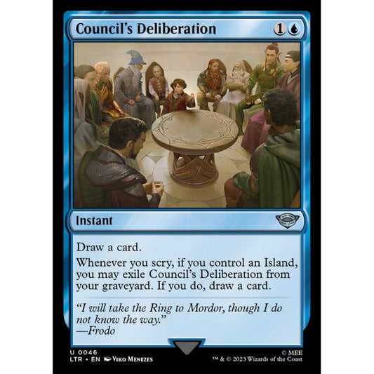 Council's Deliberation, uncommon, 46, Magic the Gathering, The Lord of the Rings: Tales of Middle-earth