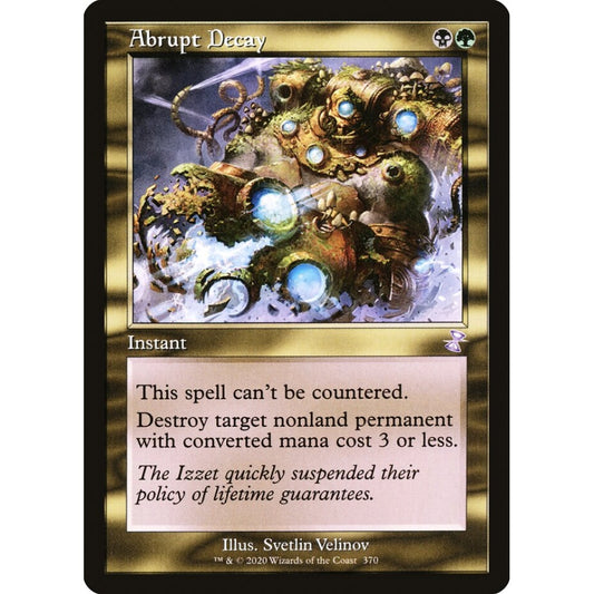 Abrupt Decay special 370 Magic the Gathering Time Spiral Remastered