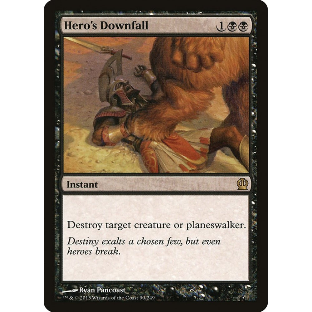 Hero's Downfall rare 90 Magic the Gathering Theros