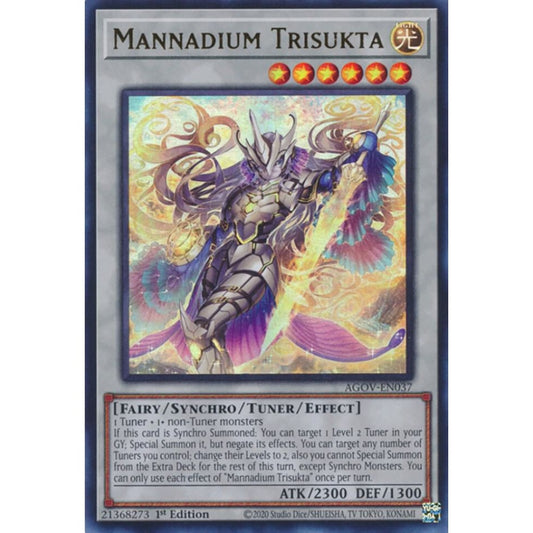Mannadium Trisukta AGOV-EN037 Ultra Yu-Gi-Oh Age of Overlord