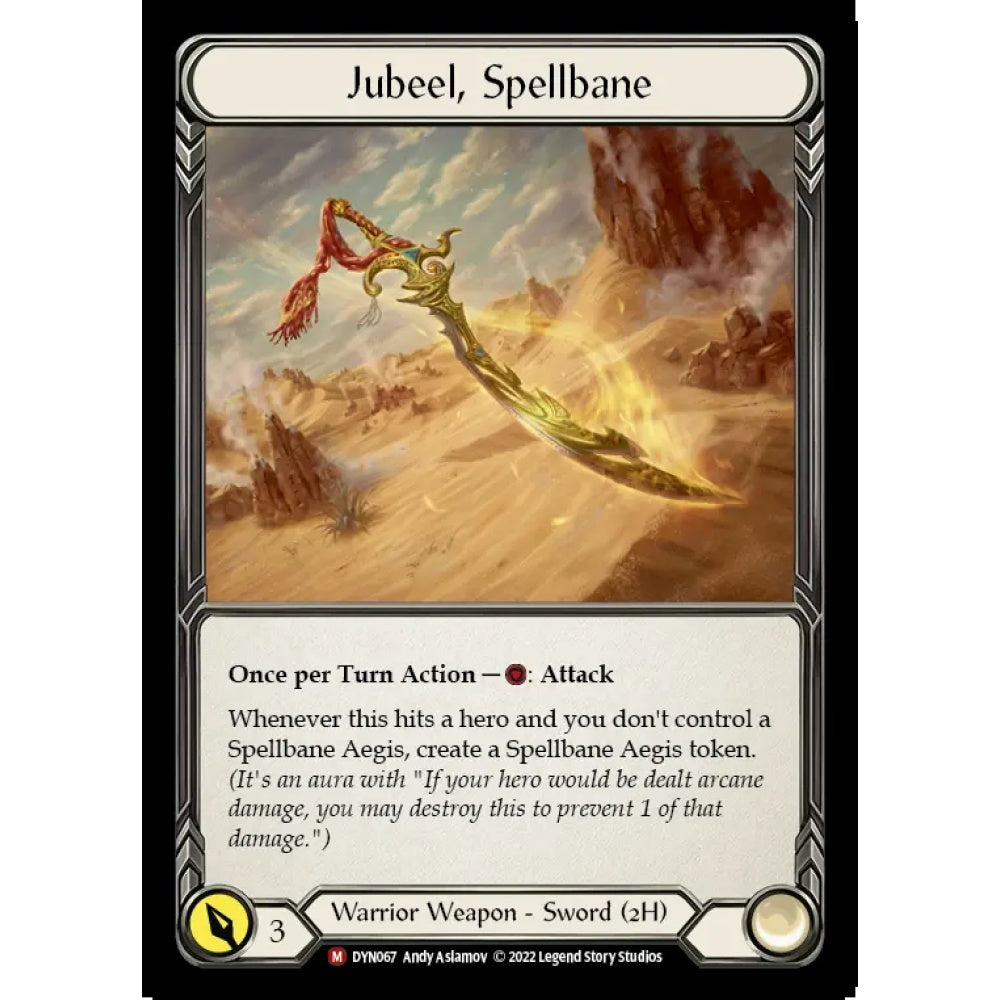 Jubeel, Spellbane DYN067 Majestic Flesh & Blood Trading Card Game Dynasty in Regular Art