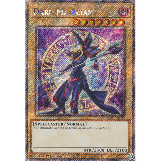 Dark Magician RA04-EN106 Platinum Platinum Secret Rare Yu-Gi-Oh Quarter Century Stampede in 8th Art Art
