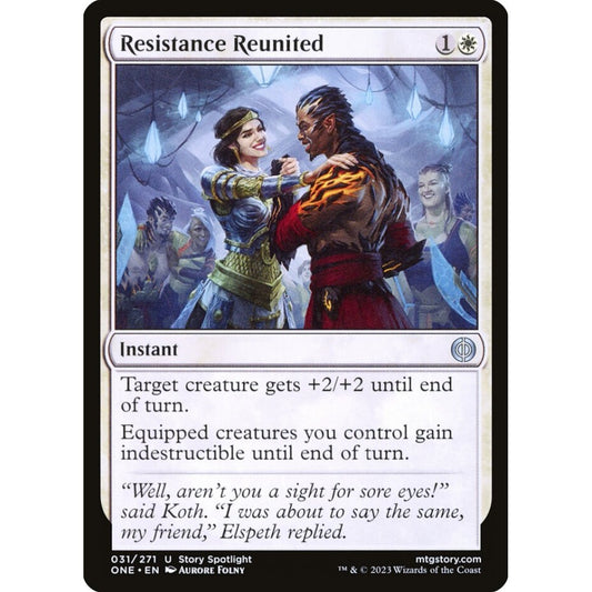 Resistance Reunited, uncommon, 31, Magic the Gathering, Phyrexia: All Will Be One