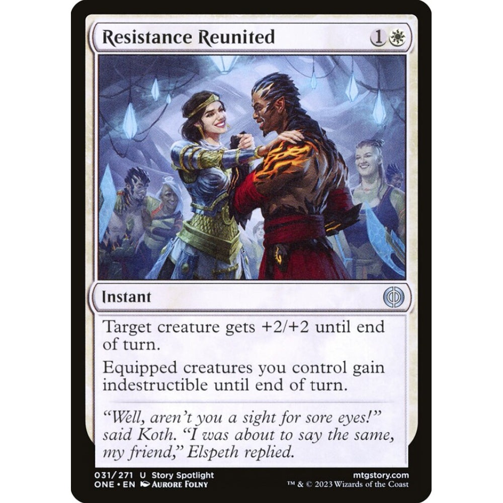 Resistance Reunited, uncommon, 31, Magic the Gathering, Phyrexia: All Will Be One