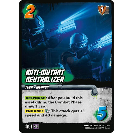 Anti-Mutant Neutralizer 142/186 TMNT01 Universus Teenage Mutant Ninja Turtles Asset UC