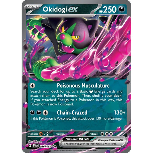 Okidogi ex Double Rare 036/064 Pokemon Card Game Shrouded Fable