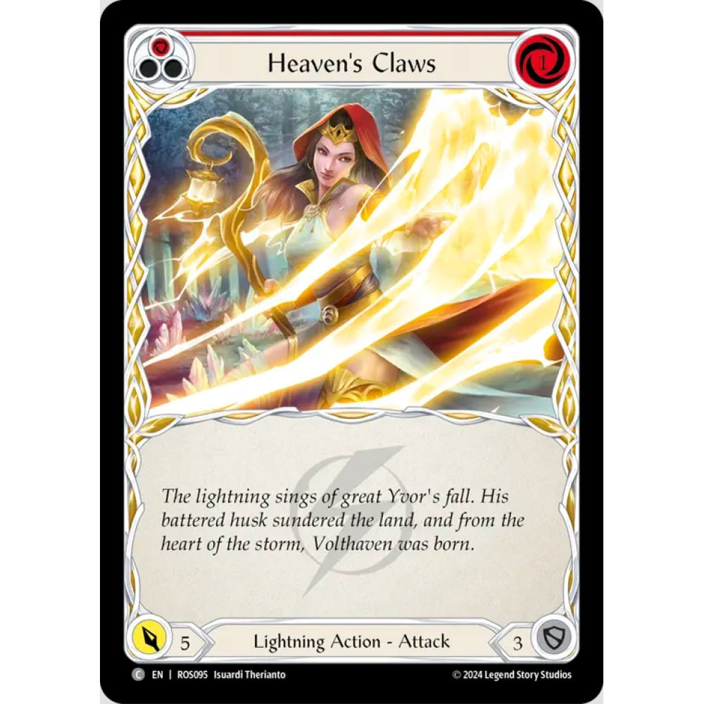 Heaven's Claws, Red), Common, Flesh and Blood, Rosetta