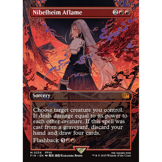 Nibelheim Aflame mythic 339 Magic the Gathering Final Fantasy