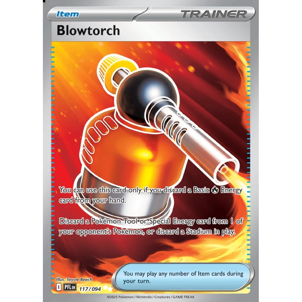 Blowtorch Ultra Rare 117/094 Pokemon Card Game Phantasmal Flames