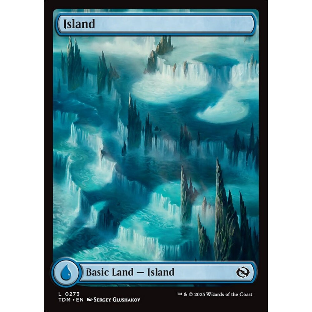 Island common 273 Magic the Gathering Tarkir: Dragonstorm