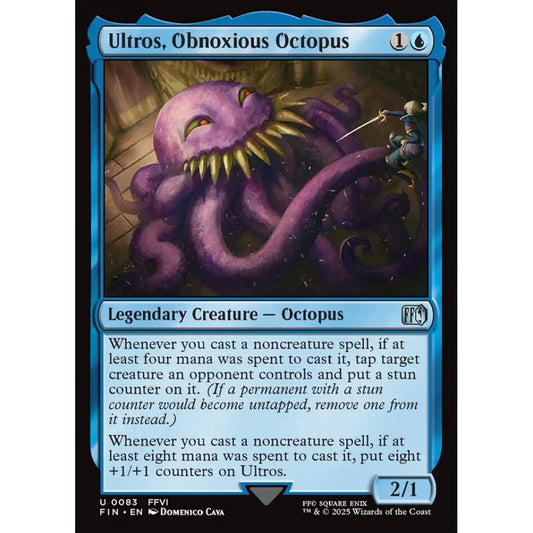 Ultros, Obnoxious Octopus uncommon 83 Magic the Gathering Final Fantasy