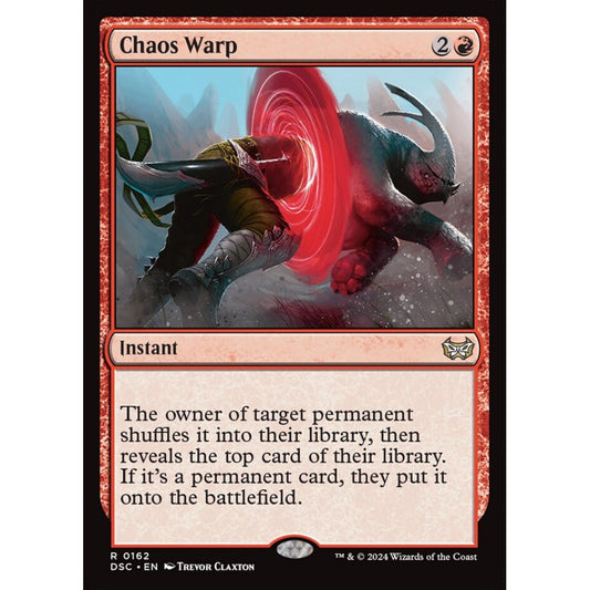 Chaos Warp, 162, rare, Magic: The Gathering, Duskmourn: House of Horror