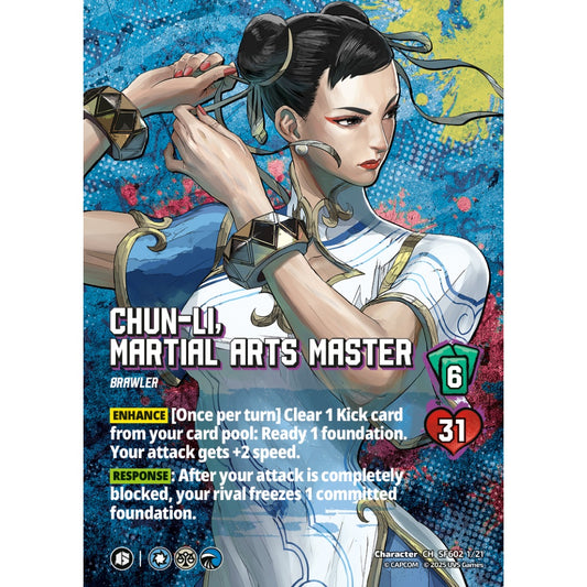 Chun-Li, Martial Arts Master 1/21 SF602 Universus Street Fighter 6: Challanger Series Chun-Li&Jamie Character CH
