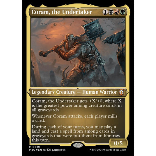 Coram, the Undertaker, 19, mythic, Magic: The Gathering, Modern Horizons 3