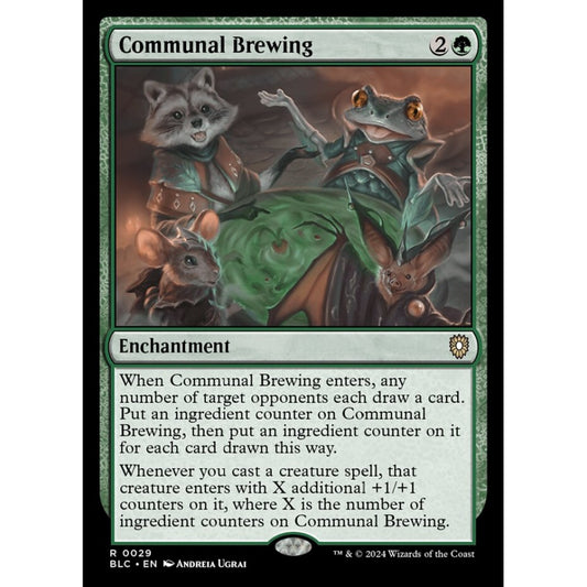 Communal Brewing, 29, rare, Magic: The Gathering, Bloomburrow