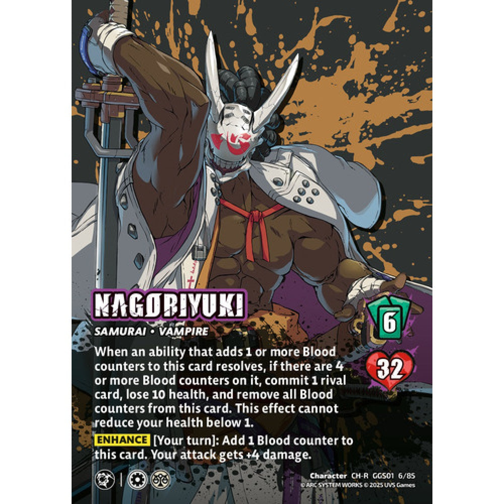 Nagoriyuki 6/85 Universus Card Game Guilty Gear -Strive- CH Non-Foil