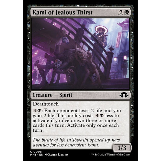 Kami of Jealous Thirst, 98, common, Magic: The Gathering, Modern Horizons 3