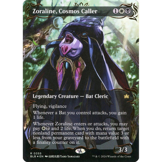 Zoraline, Cosmos Caller, 355, rare, Magic: The Gathering, Bloomburrow
