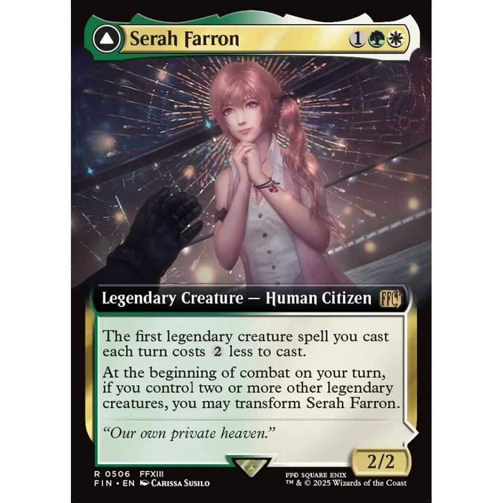 Serah Farron // Crystallized Serah rare 506 Magic the Gathering Final Fantasy