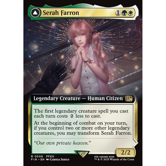 Serah Farron // Crystallized Serah rare 506 Magic the Gathering Final Fantasy