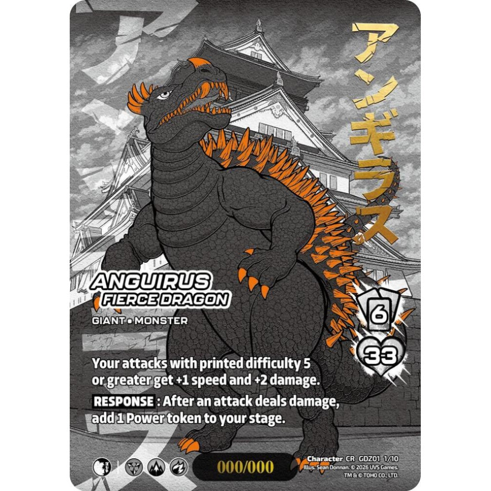 Anguirus, Fierce Dragon  GDZ01 1/10 GDZ01 Universus Godzilla: Reign of Kaiju Character CHROME
