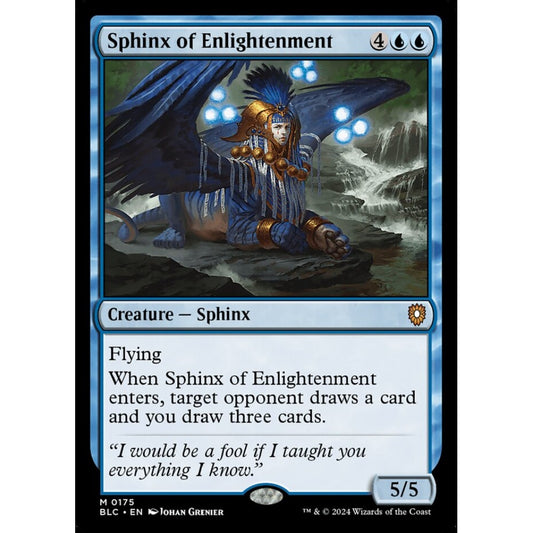 Sphinx of Enlightenment, 175, mythic, Magic: The Gathering, Bloomburrow
