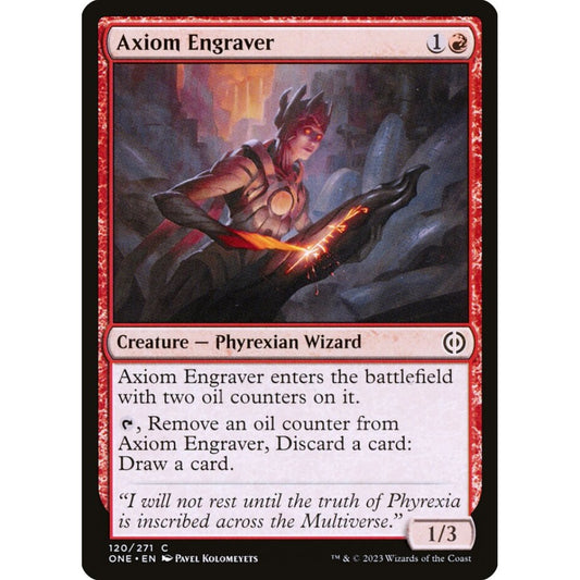 Axiom Engraver, common, 120, Magic the Gathering, Phyrexia: All Will Be One