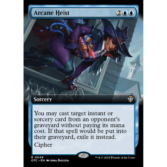 Arcane Heist, 49, rare, Magic: The Gathering, Outlaws of Thunder Junction