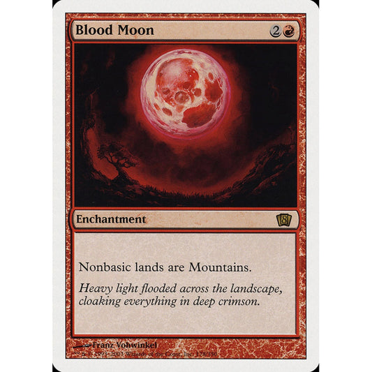 Blood Moon rare 178 Magic the Gathering Eighth Edition
