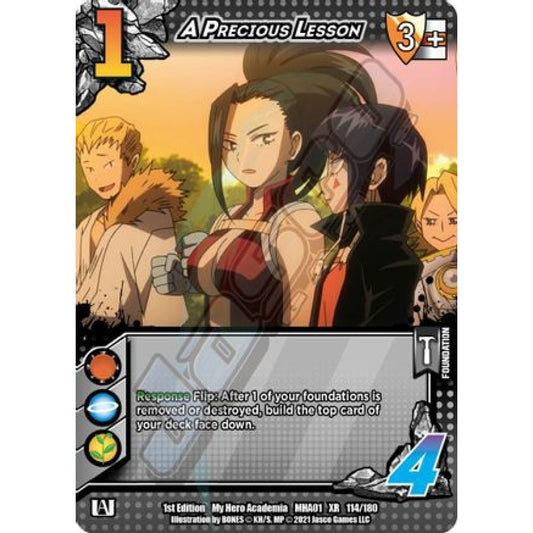 A Precious Lesson, 114/180, XR, UniVersus, MHA01 My Hero Academia