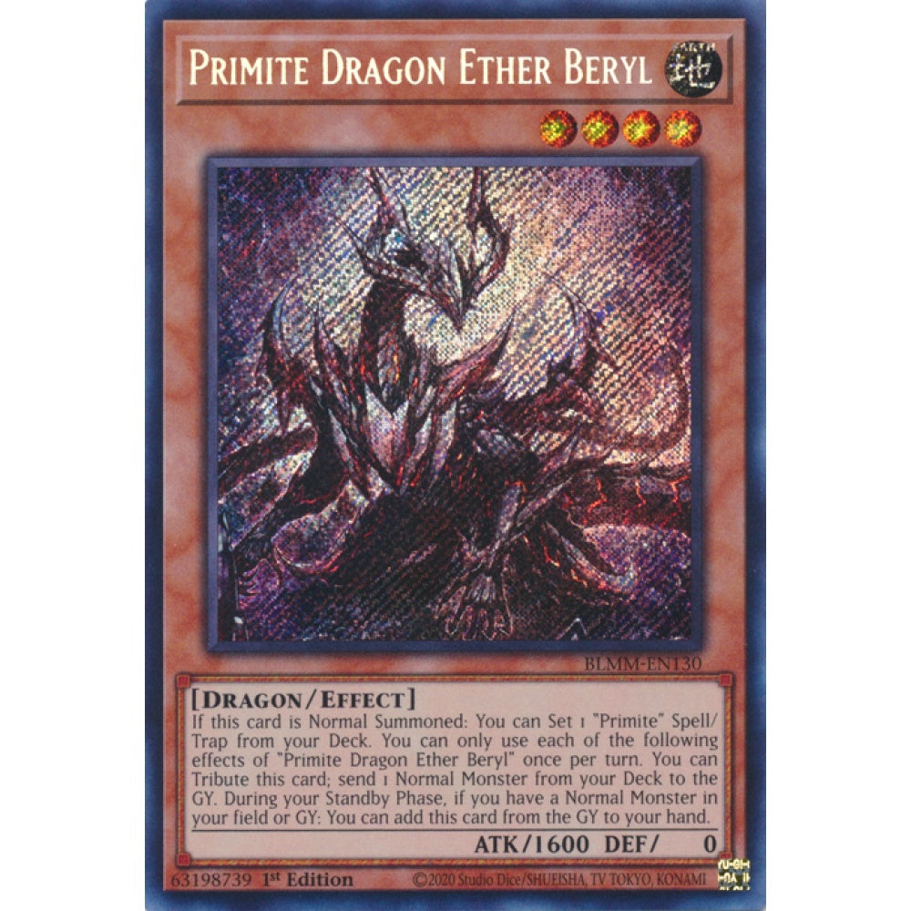 Primite Dragon Ether Beryl SUDA-EN015 Ultra Ultra Rare Yu-Gi-Oh Supreme Darkness in Art