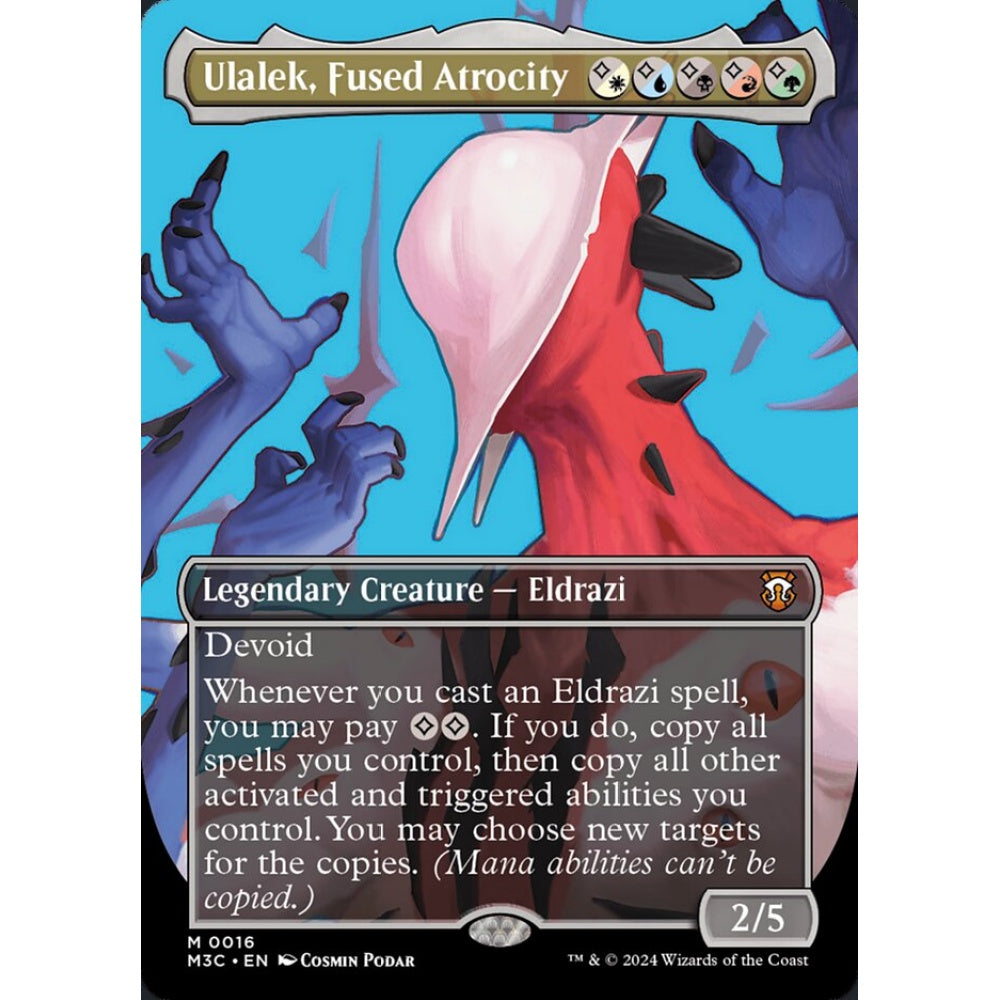 Ulalek, Fused Atrocity, 16, mythic, Magic: The Gathering, Modern Horizons 3