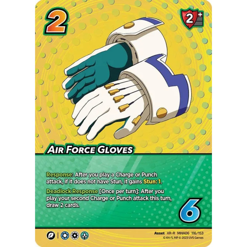 Air Force Gloves, 116/153, XR-R, UniVersus, MHA06 Jet Burn