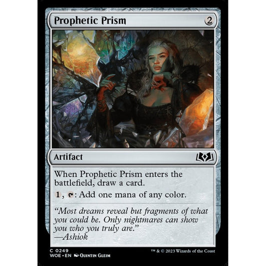 Prophetic Prism, common, 249, Magic the Gathering, Wilds of Eldraine