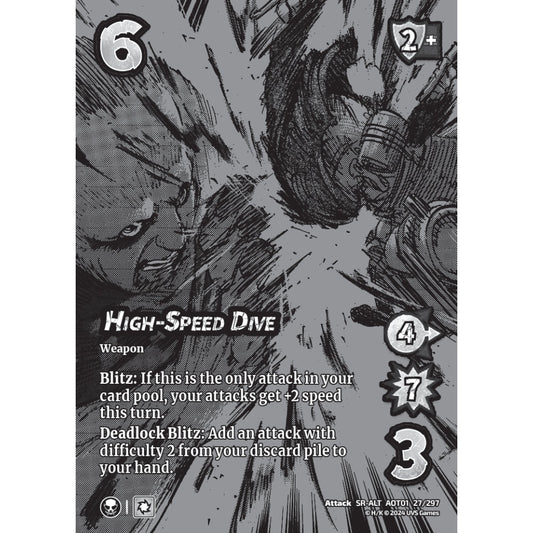 High-Speed Dive, 27/297, SR-ALT, UniVersus, Attack on Titan: Battle for Humanity