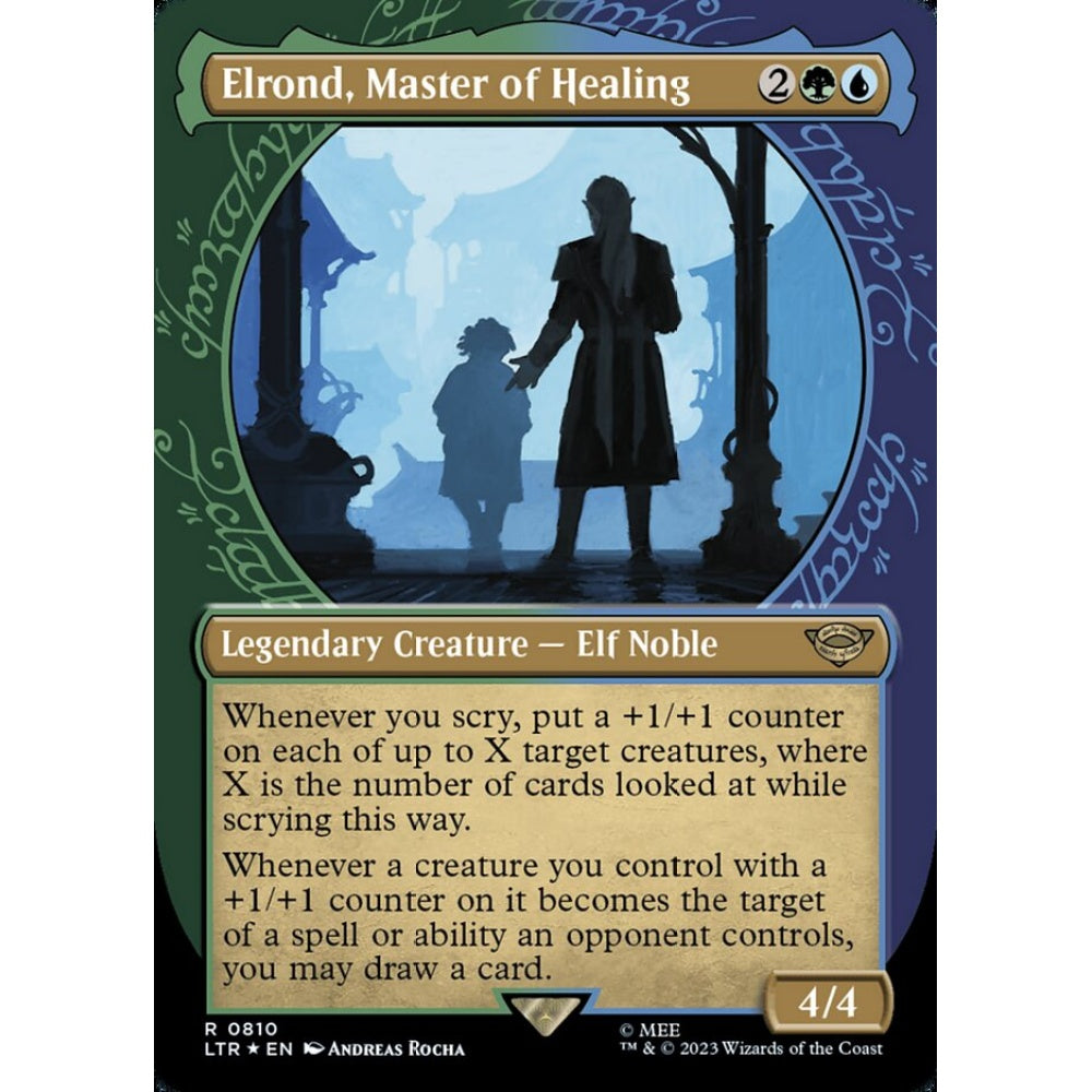 Elrond, Master of Healing, rare, 810, Magic the Gathering, The Lord of the Rings: Tales of Middle-earth