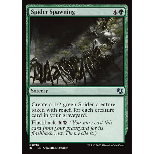 Spider Spawning, 216, uncommon, Magic: The Gathering, Innistrad Remastered