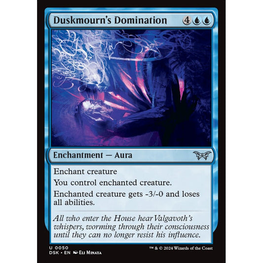 Duskmourn's Domination, 50, uncommon, Magic: The Gathering, Duskmourn: House of Horror