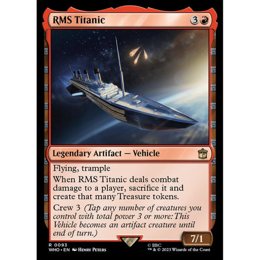 RMS Titanic rare 93 Magic the Gathering Doctor Who