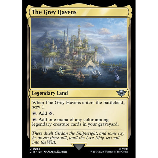 The Grey Havens, uncommon, 255, Magic the Gathering, The Lord of the Rings: Tales of Middle-earth