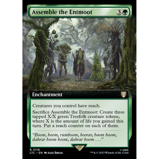 Assemble the Entmoot, rare, 119, Magic the Gathering, Tales of Middle-earth Commander