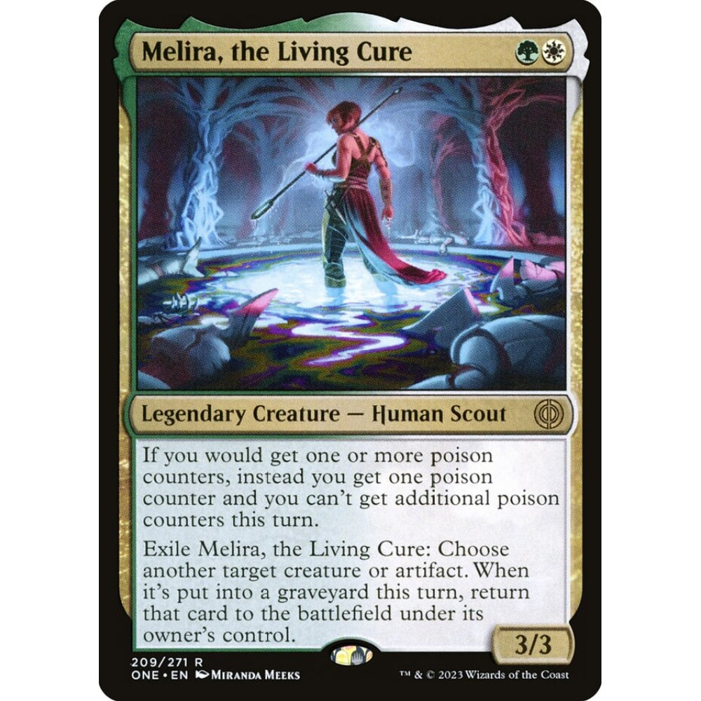 Melira, the Living Cure, rare, 209, Magic the Gathering, Phyrexia: All Will Be One