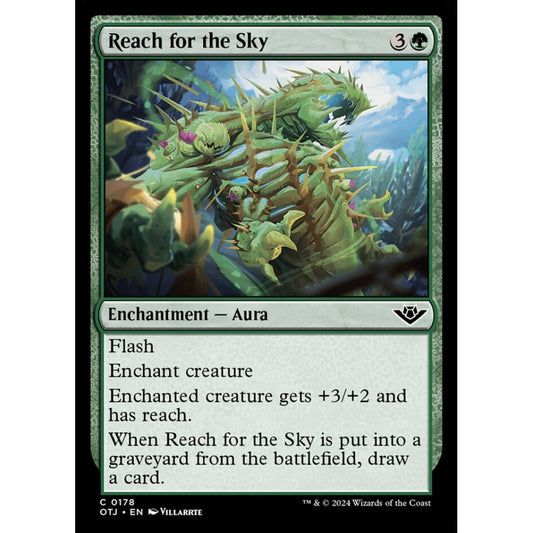 Reach for the Sky, 178, common, Magic: The Gathering, Outlaws of Thunder Junction