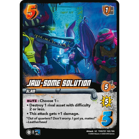 Jaw-some Solution 169/186 TMNT01 Universus Teenage Mutant Ninja Turtles Attack UC