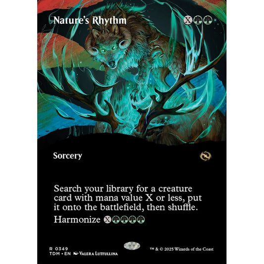 Nature's Rhythm rare 349 Magic the Gathering Tarkir: Dragonstorm